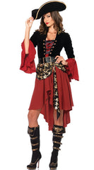 Halloween Pirate Costume Women Captain Pirates Cosplay