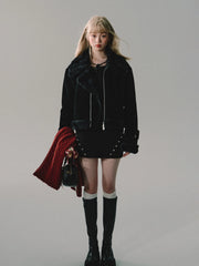 High Quality Black Knitted Bottom Women Autumn Winter Dress