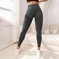 Women Fitness High Waist Seamless Leggings Sportswear Breathable